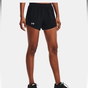 Women’s UA Fly-By 2.0 shorts like new, barely worn, great shape!